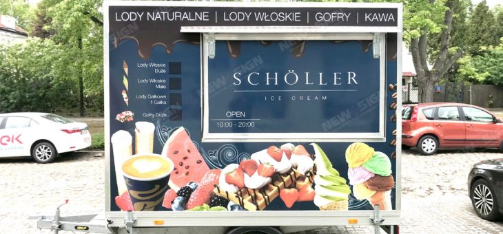 Oklejanie Przyczepy – LODY